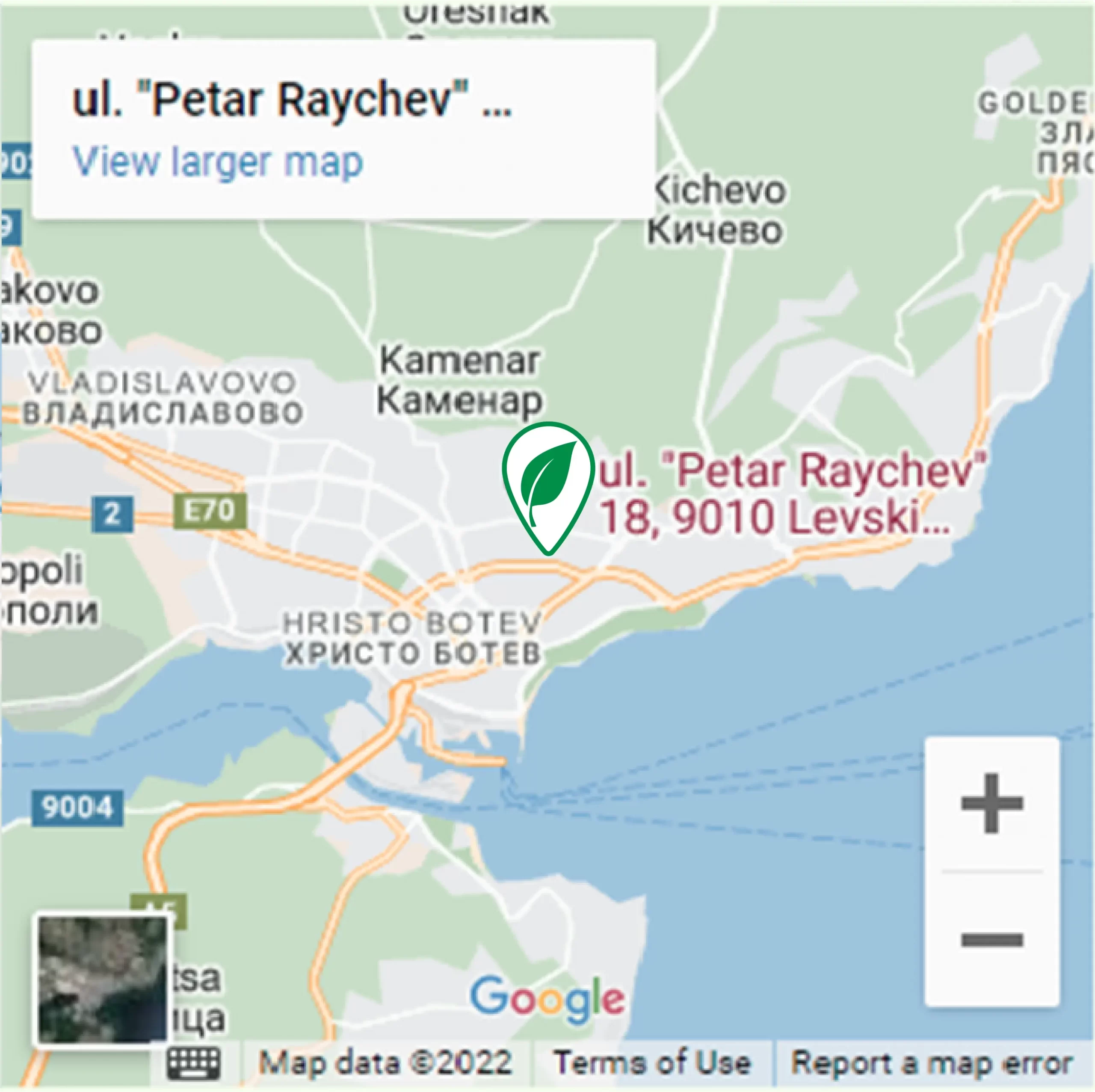 Uni Compani LTD office Varna map location.